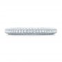  Platinum Custom Pave Diamond Wedding Band - Top View -  102455 - Thumbnail