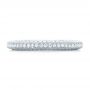 18k White Gold 18k White Gold Custom Pave Diamond Wedding Band - Top View -  102455 - Thumbnail