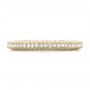 18k Yellow Gold 18k Yellow Gold Custom Pave Diamond Wedding Band - Top View -  102455 - Thumbnail