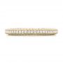 14k Yellow Gold 14k Yellow Gold Custom Pave Diamond Wedding Band - Top View -  102455 - Thumbnail