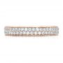 14k Rose Gold 14k Rose Gold Custom Pave Eternity Band - Top View -  1470 - Thumbnail