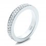  Platinum Custom Pave Eternity Band - Three-Quarter View -  1470 - Thumbnail