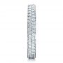  Platinum Custom Pave Eternity Band - Side View -  1470 - Thumbnail