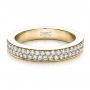 18k Yellow Gold 18k Yellow Gold Custom Pave Eternity Band - Flat View -  1470 - Thumbnail