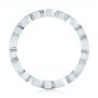  Platinum Custom Pink And Blue Sapphire Eternity Wedding Band - Front View -  103429 - Thumbnail
