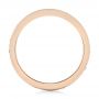 14k Rose Gold Custom Amethyst Eternity Wedding Band - Front View -  103164 - Thumbnail