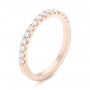 18k Rose Gold Custom Diamond Wedding Band