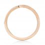 14k Rose Gold Custom Diamond Wedding Band - Front View -  103302 - Thumbnail