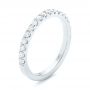 14k White Gold Custom Diamond Wedding Band