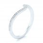 14k White Gold Custom Diamond Wedding Band