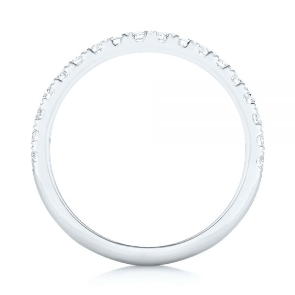 Platinum Platinum Custom Diamond Wedding Band - Front View - 102935