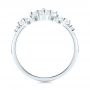 18k White Gold 18k White Gold Custom Diamond Wedding Band - Front View -  103614 - Thumbnail