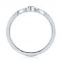 14k White Gold 14k White Gold Custom Diamond Wedding Band - Front View -  104265 - Thumbnail