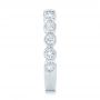  Platinum Platinum Custom Diamond Wedding Band - Side View -  102849 - Thumbnail