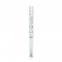  Platinum Platinum Custom Diamond Wedding Band - Side View -  102935 - Thumbnail
