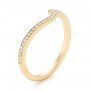 18k Yellow Gold Custom Diamond Wedding Band