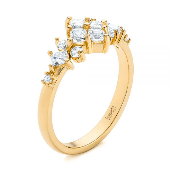 Custom Rose Gold Diamond Wedding Band - Image
