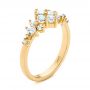 14k Yellow Gold 14k Yellow Gold Custom Diamond Wedding Band - Three-Quarter View -  103614 - Thumbnail