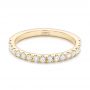 18k Yellow Gold 18k Yellow Gold Custom Diamond Wedding Band - Flat View -  102935 - Thumbnail