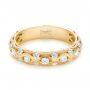 14k Yellow Gold 14k Yellow Gold Custom Diamond Wedding Band - Flat View -  103221 - Thumbnail