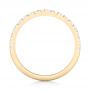 14k Yellow Gold 14k Yellow Gold Custom Diamond Wedding Band - Front View -  102935 - Thumbnail