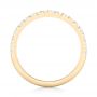 18k Yellow Gold 18k Yellow Gold Custom Diamond Wedding Band - Front View -  102935 - Thumbnail