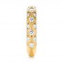 14k Yellow Gold 14k Yellow Gold Custom Diamond Wedding Band - Side View -  103221 - Thumbnail