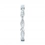 14k White Gold 14k White Gold Custom Eternity Diamond Wedding Band - Side View -  103459 - Thumbnail