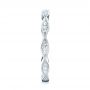 18k White Gold 18k White Gold Custom Eternity Diamond Wedding Band - Side View -  103459 - Thumbnail