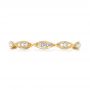 14k Yellow Gold 14k Yellow Gold Custom Eternity Diamond Wedding Band - Top View -  103459 - Thumbnail