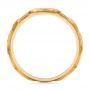 18k Yellow Gold 18k Yellow Gold Custom Floral Wedding Band - Front View -  103481 - Thumbnail