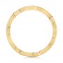 18k Yellow Gold 18k Yellow Gold Custom Floral Wedding Band - Front View -  104580 - Thumbnail