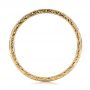 18k Yellow Gold 18k Yellow Gold Custom Hand Engraved Wedding Band - Front View -  101619 - Thumbnail