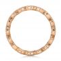 18k Rose Gold 18k Rose Gold Custom Diamond Wedding Band - Front View -  102286 - Thumbnail