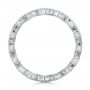 14k White Gold 14k White Gold Custom Diamond Wedding Band - Front View -  102286 - Thumbnail