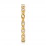 14k Yellow Gold 14k Yellow Gold Custom Diamond Wedding Band - Side View -  102286 - Thumbnail