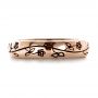 14k Rose Gold 14k Rose Gold Custom Sterling Silver Band - Top View -  1243 - Thumbnail