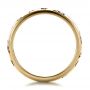 14k Yellow Gold 14k Yellow Gold Custom Sterling Silver Band - Front View -  1243 - Thumbnail