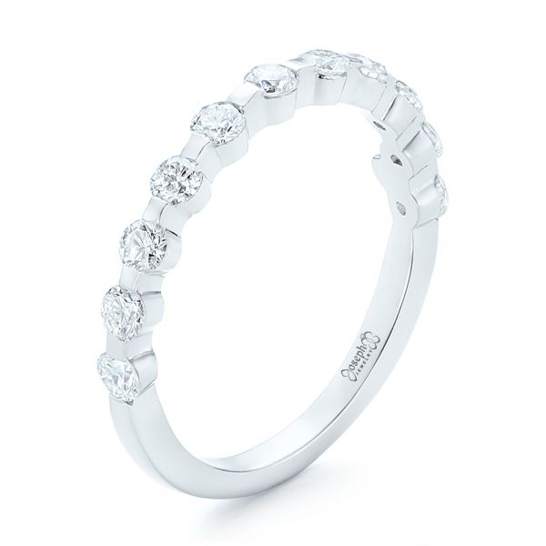 Custom Tension Set Diamond Wedding Band - reference design