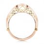 14k Rose Gold And 18K Gold 14k Rose Gold And 18K Gold Custom Two-tone Wedding Band - Front View -  103382 - Thumbnail