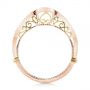 14k Rose Gold And 18K Gold 14k Rose Gold And 18K Gold Custom Two-tone Wedding Band - Front View -  103382 - Thumbnail