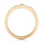 14k Yellow Gold And 14K Gold 14k Yellow Gold And 14K Gold Custom Two-tone Wedding Band - Front View -  102780 - Thumbnail