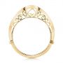 18k Yellow Gold And 18K Gold 18k Yellow Gold And 18K Gold Custom Two-tone Wedding Band - Front View -  103382 - Thumbnail