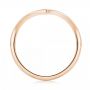 18k Rose Gold 18k Rose Gold Custom Unplated Wedding Band - Front View -  103032 - Thumbnail