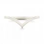  Platinum Platinum Custom Unplated Wedding Band - Top View -  103032 - Thumbnail