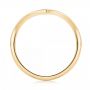 18k Yellow Gold 18k Yellow Gold Custom Unplated Wedding Band - Front View -  103032 - Thumbnail