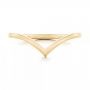 14k Yellow Gold 14k Yellow Gold Custom Unplated Wedding Band - Top View -  103032 - Thumbnail