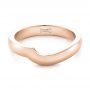 14k Rose Gold 14k Rose Gold Custom Wedding Band - Flat View -  102359 - Thumbnail