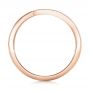 18k Rose Gold 18k Rose Gold Custom Wedding Band - Front View -  102359 - Thumbnail