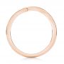 14k Rose Gold 14k Rose Gold Custom Wedding Band - Front View -  103451 - Thumbnail